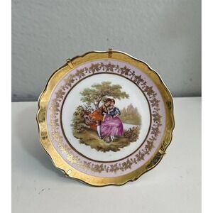 Vintage Limoges France‎ miniature decorative plate